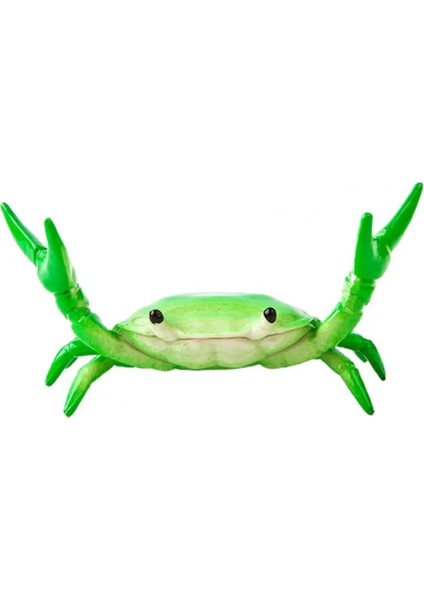 Yeşil Stil Yaratıcı Hayvan Tasarım Tek Kalemlik Plastik Halter Yengeç Kalem Tutucu Ofis Kalem Tutucu Braketi Depolama Kalem Rafı (Yurt Dışından)