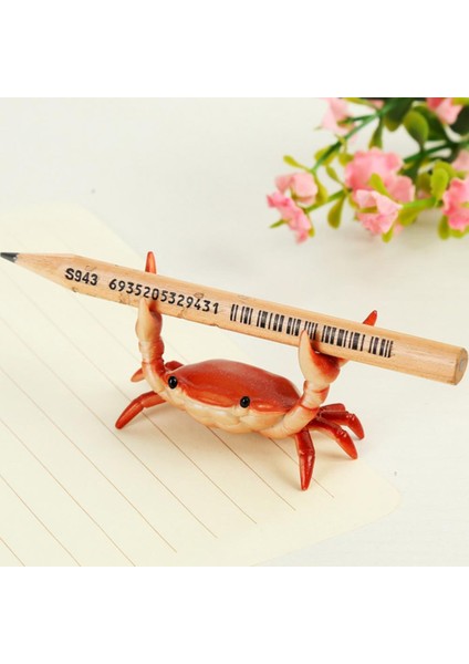 Yeşil Stil Yaratıcı Hayvan Tasarım Tek Kalemlik Plastik Halter Yengeç Kalem Tutucu Ofis Kalem Tutucu Braketi Depolama Kalem Rafı (Yurt Dışından) fiyatları