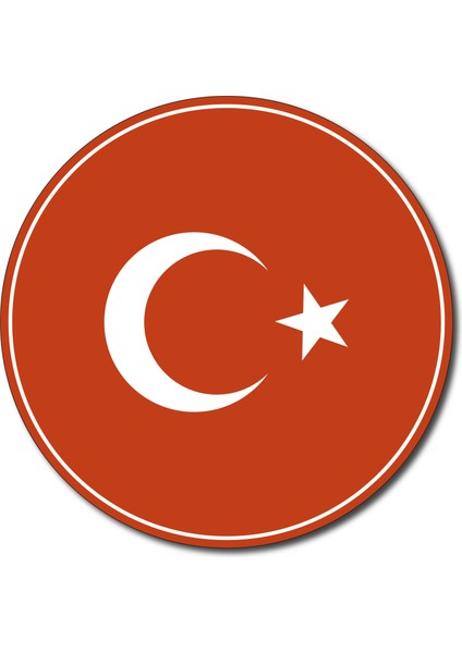 Türk Bayrağı - 5x5 cm Mıknatıslı Evrensel Tak Çıkar Dekoratif Aksesuar