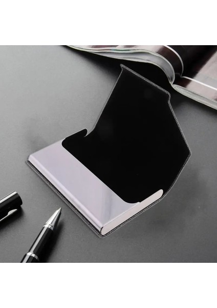 E Tarzı Profesyonel Metal Kartvizit Kutusu, Taşınabilir Kartvizitlik, 20 Kartvizit Tutabilir (Yurt Dışından) fırsatları