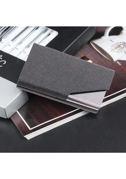 E Tarzı Profesyonel Metal Kartvizit Kutusu, Taşınabilir Kartvizitlik, 20 Kartvizit Tutabilir (Yurt Dışından) indirimleri