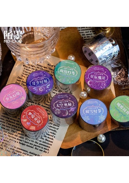 C Stili Dreamland Dağ Kelebek Dergisi Washi Bant Şeffaf Pet Altın Yapıştırıcı Diy Scrapbooking Sticker Etiket Japon Kırtasiye (Yurt Dışından) fiyatları