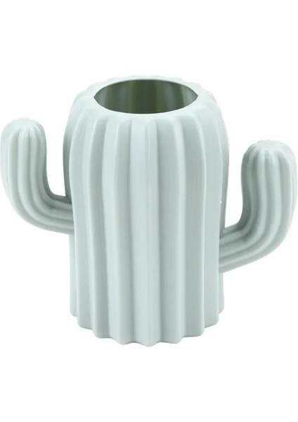Yeşil Tarzı Yaratıcı Öğrenci Kalem Tutucu Kırtasiye Masaüstü Kaktüs Masası Çok Fonksiyonlu Saklama Kutusu Pe Kalem Konteyner Fırça Pot Ofis Malzemeleri (Yurt Dışından)
