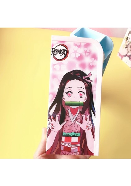 G Tarzı Iblis Avcısı Kimetsu Hiçbir Yaiba Büyük Kapasiteli Masa Kalemlik Kalem Makyaj Kutusu Kutusu Masa Üstü Organiser Kırtasiye Çocuklar Hediye (Yurt Dışından) fırsatları