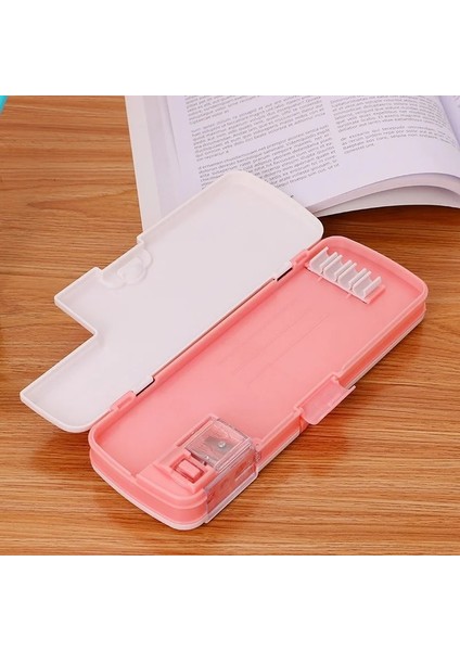 No.8 Tarzı Yaratıcı Çok Fonksiyonlu Kalem Kutusu Kasa Okul Kalem Kutusu Okul Kırtasiye Kalemlik Pembe Mavi Erkek ve Kız Için (Yurt Dışından) fırsatları