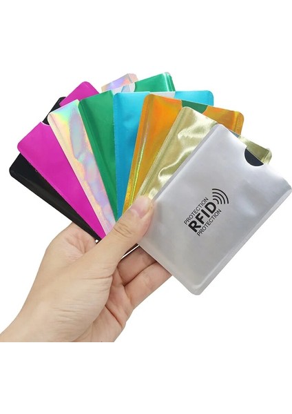 Siyah 5 Adet Tarzı Anti-Manyetik Cüzdan Engelleme Kart Okuyucu Kilidi Banka Kartı Kimlik Kartı Banka Kartı Koruma Metal Kredi Nfc Klip Alüminyum (Yurt Dışından) fiyatları