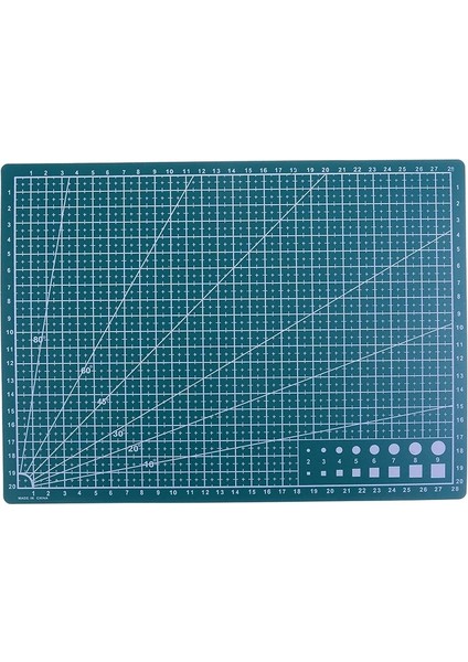 A4 Stili Çift Taraflı Kesme Matı A3 A4 A5 Dayanıklı Kendi Kendini Iyileştiren Kesim Pedi Patchwork Aracı El Yapımı Kesme Plakası Karanlık Okul Malzemeleri (Yurt Dışından)