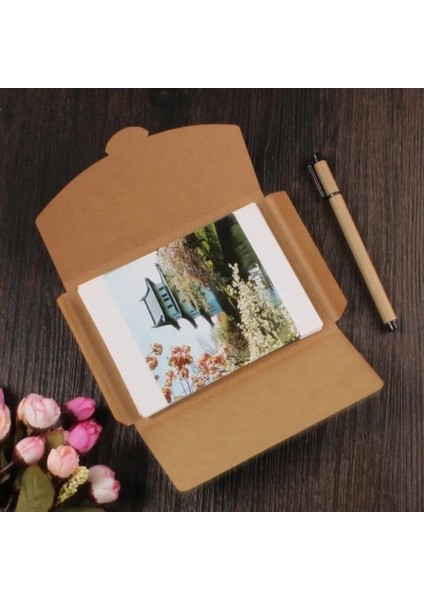 Siyah Stil Çok Yeni Vintage Kraft Kağıt Dıy Çok Işlevli Zarf Kartpostal Çanta Paket Kutusu Öğrenciler Diy Araçları Ambalaj Kutusu (Yurt Dışından) fırsatları