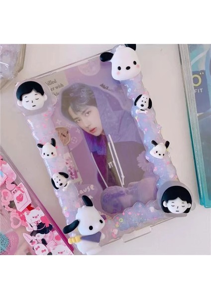 No.2 Tarzı Kawaii Şeffaf Degrade Aşk Bulutlar Akrilik Dıy Kart Standı Fotocard Tutucu Fotoğraf Çerçevesi Kart Tutucu Masaüstü Süsleme (Yurt Dışından) indirimleri