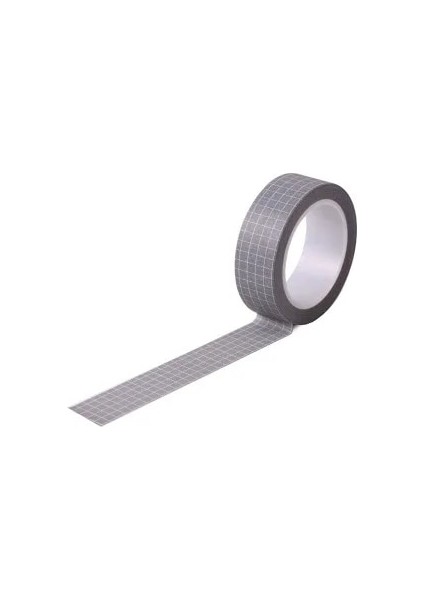 D Stili 10 M Siyah Beyaz Izgara Washi Bant Planlayıcısı Yapışkan Bant Dıy Scrapbooking Sticker Etiket Japon Maskeleme Bandı (Yurt Dışından)