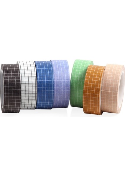 D Stili 10 M Siyah Beyaz Izgara Washi Bant Planlayıcısı Yapışkan Bant Dıy Scrapbooking Sticker Etiket Japon Maskeleme Bandı (Yurt Dışından) fiyatları