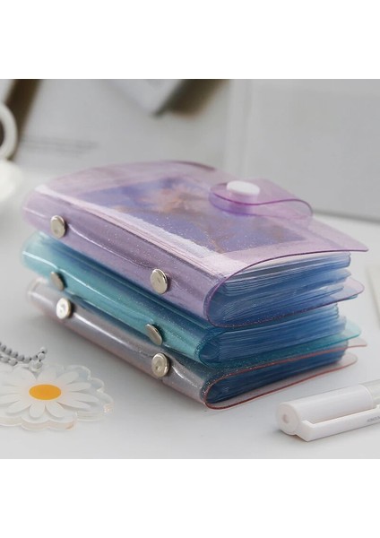 Pembe Stil Mini Glittery Fotoğraf Kartları Kitap Toplamak 36 Cep Taşınabilir Dıy Kpop Fotoğraf Düzenleyici Depolama Kitap Okul Kırtasiye (Yurt Dışından) fırsatları