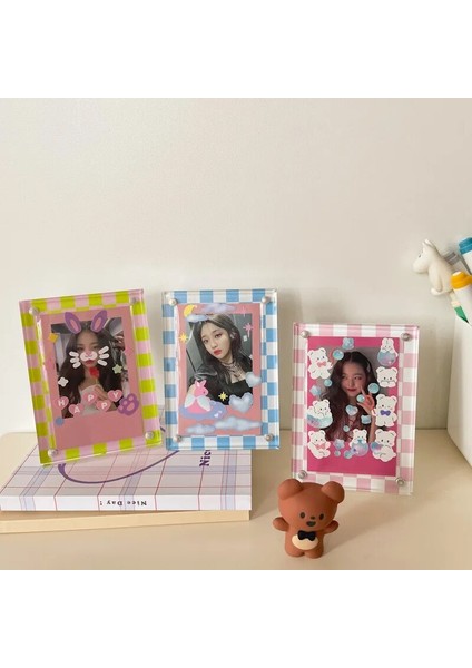 Kırmızı Stil Skysonıc 3 Inç Akrilik Fotoğraf Çerçevesi Idol Kartpostallar Ekran Manyetik Fotoğraf Kartları Dekorasyon Satranç Tahtası Gird Serisi Kart Sahibinin (Yurt Dışından) fiyatları