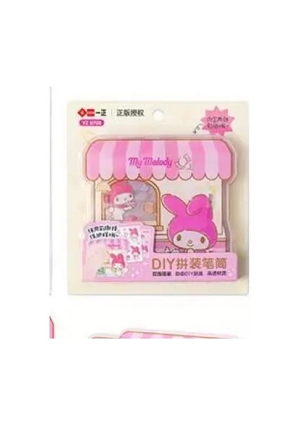 Gümüş Tarzı Sanrio Yaratıcı Karikatür Sevimli Kawaii Kendi Başına Yap Çıkartma Montaj Kalemlik, Masa, Ofis, Ev Dekorasyon Saklama Kutusu (Yurt Dışından)