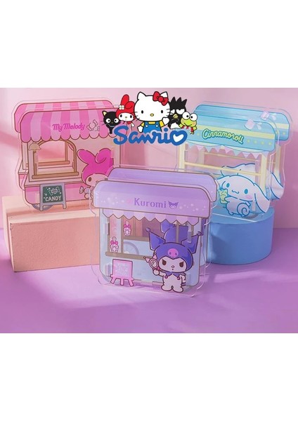 Gümüş Tarzı Sanrio Yaratıcı Karikatür Sevimli Kawaii Kendi Başına Yap Çıkartma Montaj Kalemlik, Masa, Ofis, Ev Dekorasyon Saklama Kutusu (Yurt Dışından) modelleri