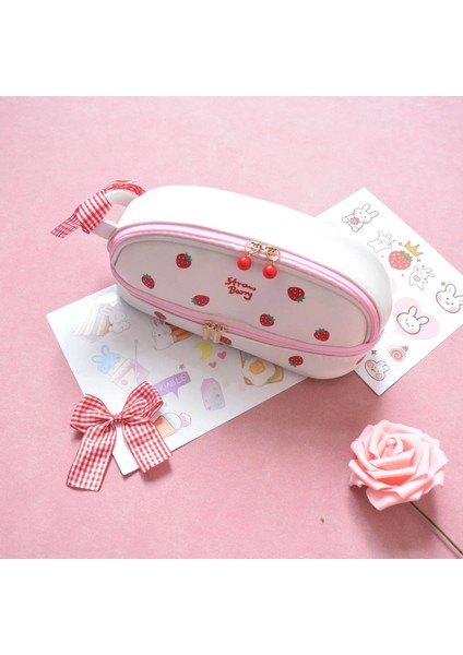 Pembe Tarzı Kalem Organizatör Kılıfları Büyük Kapasiteli Kalem Çantaları Kawaii Kore Kılıfı Kutuları Kızlar Için Okula Dönüş Okul Malzemeleri Kırtasiye (Yurt Dışından)