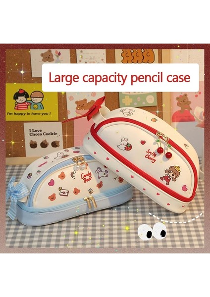 Pembe Tarzı Kalem Organizatör Kılıfları Büyük Kapasiteli Kalem Çantaları Kawaii Kore Kılıfı Kutuları Kızlar Için Okula Dönüş Okul Malzemeleri Kırtasiye (Yurt Dışından) fiyatları