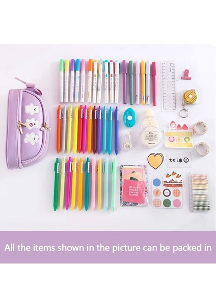 Pembe Tarzı Kalem Organizatör Kılıfları Büyük Kapasiteli Kalem Çantaları Kawaii Kore Kılıfı Kutuları Kızlar Için Okula Dönüş Okul Malzemeleri Kırtasiye (Yurt Dışından) fırsatları