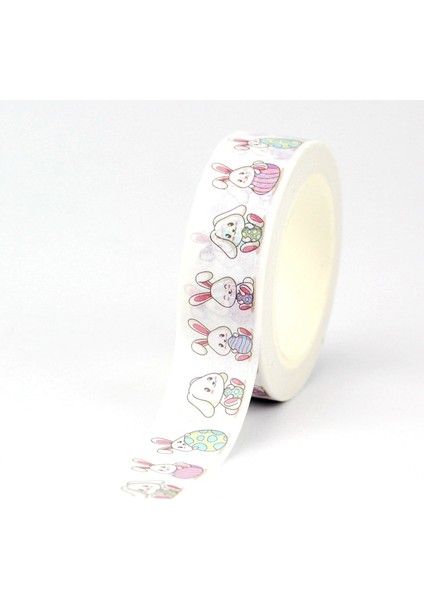 NO.1124 Tarzı 2022 Yenı 1 Adet Dekoratif Paskalya Yumurtaları Mavi Tavşan Civciv Washi Bantlar Set Kağıt Planlayıcısı Scrapbooking Maskeleme Bandı Sevimli Kırtasiye (Yurt Dışından)