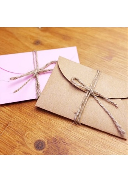 No.1 Tarzı Lot El Yapımı Mini Craft Kağıt Zarf Kahverengi ve Pembe Kağıt Torba Düğün Doğum Günü Partisi Için Dıy Işlevli Hediye Zarf (Yurt Dışından)