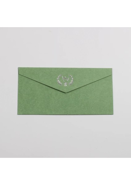 Yeşil Stil 5 Adetlot Vintage Altın Davetiyeler Için Zarflar Kraft Kağıt Hediye Kartı Pencere Zarf Düğün Mektup Seti Mailer Kırtasiye (Yurt Dışından)
