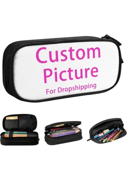 Sarı Stil Kişiselleştirilmiş Özel Fotoğraf Logo Kalem Kutuları Boys Kızlar Için Özel Özelleştirilmiş Dıy Baskı Büyük Kapasiteli Kalem Çantası Kutusu Kırtasiye (Yurt Dışından) fiyatları