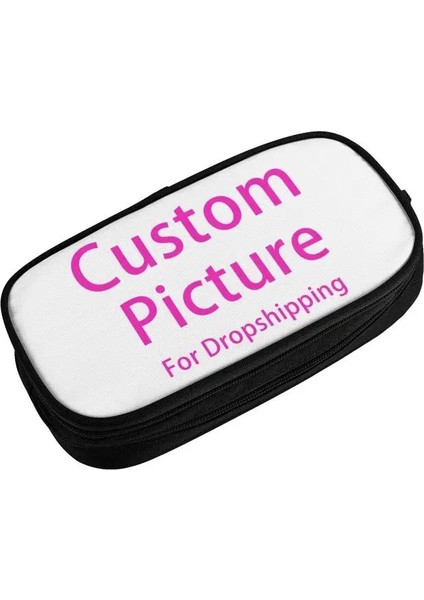 Sarı Stil Kişiselleştirilmiş Özel Fotoğraf Logo Kalem Kutuları Boys Kızlar Için Özel Özelleştirilmiş Dıy Baskı Büyük Kapasiteli Kalem Çantası Kutusu Kırtasiye (Yurt Dışından) fırsatları