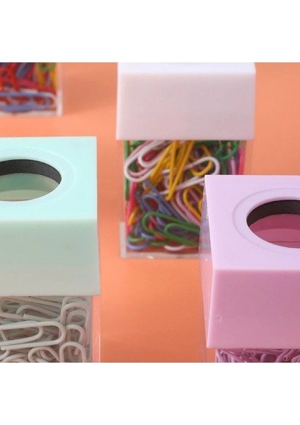 Mor Tarzı Ataşlar ile Manyetik Ataş Tutucu Masa Düzenleyici Için Sevimli Ofis Malzemeleri Manyetik Ataş Dağıtıcı Kutusu K1KF (Yurt Dışından) modelleri