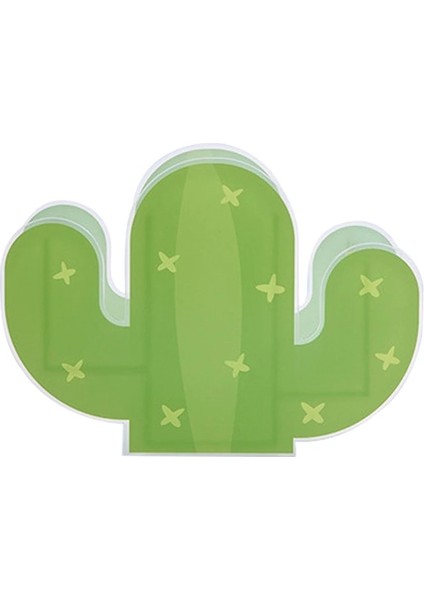 OSS23128XRZ Stili Sevimli Kaktüs Gökkuşağı Şekli Akrilik Kalemlik Çok Bölmeli Kalem Kutusu Çocuklar Masaüstü Kırtasiye Organizatör Okul Ofis Için (Yurt Dışından)