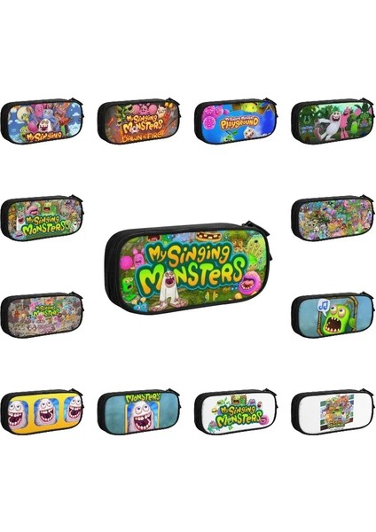 No.5 Tarzı Kawaii Benim Şarkı Söyleyen Canavarlar Kız Erkek Için Kalem Kutusu Büyük Kapasiteli Kalem Kılıfı Kırtasiye (Yurt Dışından) fiyatları