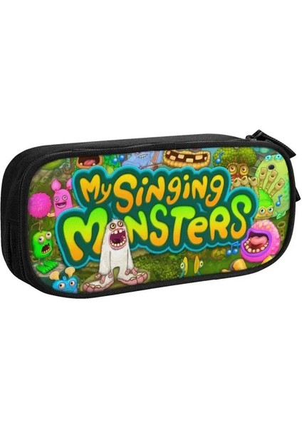 No.5 Tarzı Kawaii Benim Şarkı Söyleyen Canavarlar Kız Erkek Için Kalem Kutusu Büyük Kapasiteli Kalem Kılıfı Kırtasiye (Yurt Dışından) modelleri