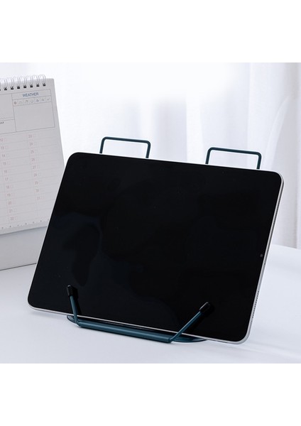 Mavi Stil Ayarlanabilir Masa Kitap Standı Yemek Kitabı Tutucu Taşınabilir Bookrest Kaymaz Sayfa Klipleri Kalın Kitap Yemek Kitabı Ders Kitabı Tarifi (Yurt Dışından)