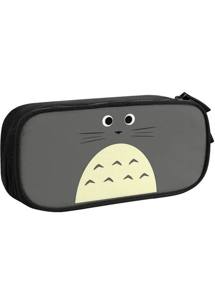 No.18 Stili Komşum Totoro Sevimli Kalem Kutuları Kız Erkek Büyük Kapasiteli Stüdyo Ghibli Anime Hayao Miyazaki Kalem Çantası Öğrencileri Kırtasiye (Yurt Dışından)
