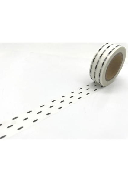 NO.1385 Tarzı S Beden Yapışkan Bant Siyah Aşk Scrapbooking Washi Bant Dıy Craft Yapışkan Dekoratif Maskeleme Bandı, Japon Kağıt Jiataihe Washi Bant (Yurt Dışından)