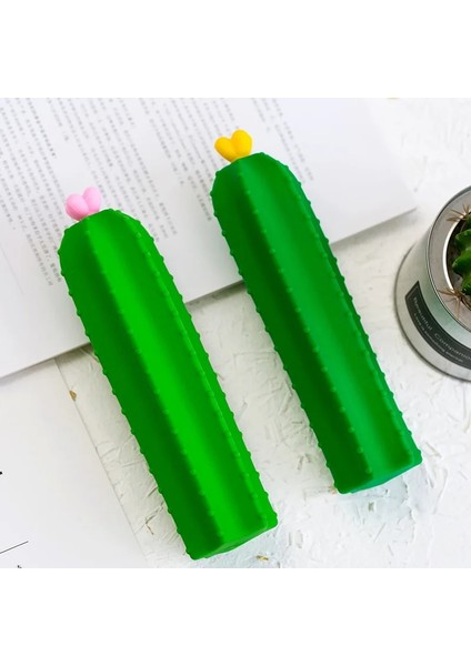 Kawaii Kalem Kutusu Kaktüs Silikon Hediye Estuches Okul Kalem Kutusu Kalem Kutusu Kalem Çantası Okul Malzemeleri Kırtasiye (Yurt Dışından) modelleri
