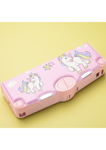 Kawaii Tarzı Kalem Kutusu Kılıfları Çok Fonksiyonlu Sevimli Kutu Kalem Kutusu Kızlar Için Trousse Kawaii Unicorn Kore Kırtasiye Estuche Okul Malzemeleri (Yurt Dışından)