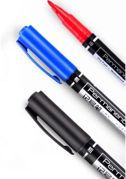 Siyah Stil Su Geçirmez Kalıcı Çift Uçlu Siyah Mavi Kırmızı Sanat Işaretleme Kalemleri Öğrenci Okul Ofis Kırtasiye Boya Kalemi Kırtasiye (Yurt Dışından) modelleri