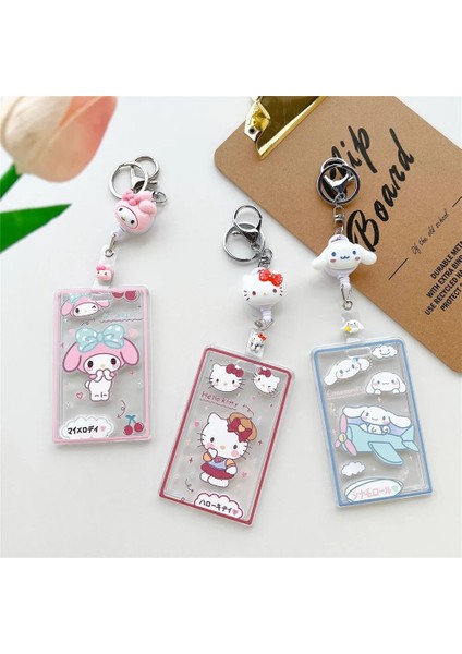 B-Ördek Stili Çocuklar Için Kawaii Kart Tutucu Fotocard Tutucu Kredi Kimlik Banka Kartı Fotoğraf Ekran Tutucu Otobüs Kartı Koruyucu Kılıf Kolye Anahtarlık (Yurt Dışından) fırsatları