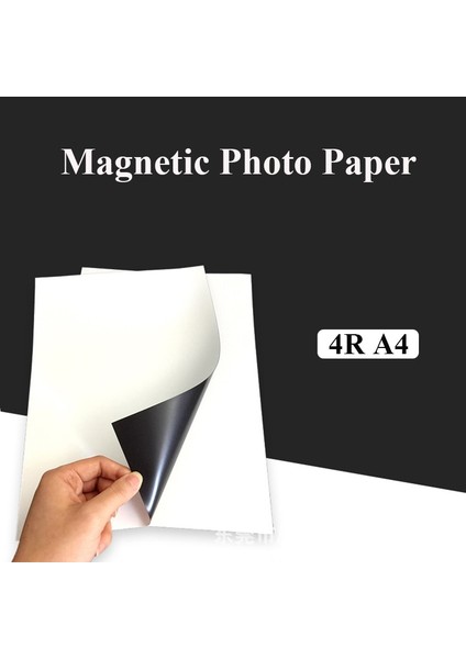 Bifeng Shop Parlak A4 5 Yaprak Stili Manyetik Fotoğrafçı A4 4r Manyetik Macun Mürekkep Püskürtmeli Baskı Fotoğraf Kağıdı Parlak Mat Çıkartmalar Diy Buzdolabı Mıknatısı (Yurt Dışından)