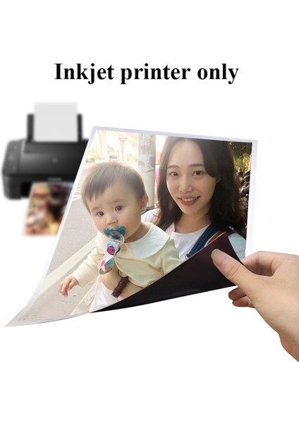 Bifeng Shop Parlak A4 5 Yaprak Stili Manyetik Fotoğrafçı A4 4r Manyetik Macun Mürekkep Püskürtmeli Baskı Fotoğraf Kağıdı Parlak Mat Çıkartmalar Diy Buzdolabı Mıknatısı (Yurt Dışından)