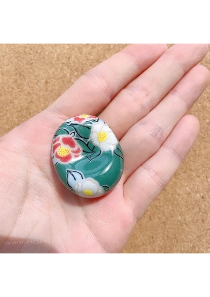 No.22 Tarzı Sevimli Seramik Fırça Kalem Tutucu Animalfruit Kalem Standı Ekran Standı Paleti Suluboya Guaj Akrilik Boyama Sanat Malzemeleri (Yurt Dışından)