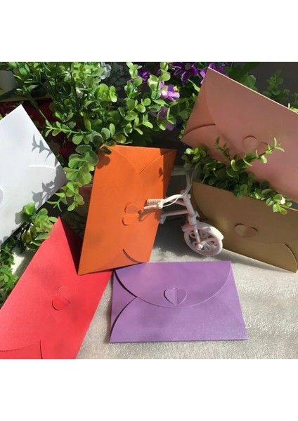 Mor Tarzı (10 Adetlot) M.5x7.2cm Aşk Tokası Inci Zarflar Düğün Davetiyeleri Yeni Yıl Tebrik Kartları Yılbaşı Kartları (Yurt Dışından) indirimleri