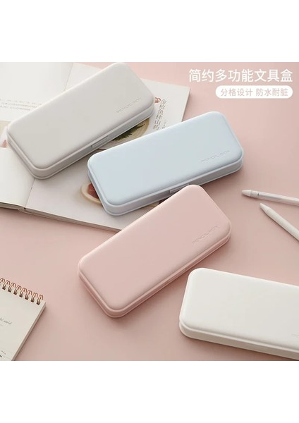 Gökkuşağı Tarzı Kırtasiye Çıkartmalar Plastik Saklama Kutusu Organizatör Konteyner Sanat Alet Çantası Zanaat Masaüstü Taşınabilir Kalem Kutusu (Yurt Dışından) fiyatları