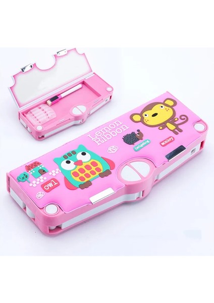 Tek Boynuzlu At Tarzı Kalem Kutusu Unicorn Estuches Escolares Kawaii Cajas De Lapices Çok Fonksiyonlu Kalem Kutusu Astronot Kore Okul Kırtasiye Çantası (Yurt Dışından)