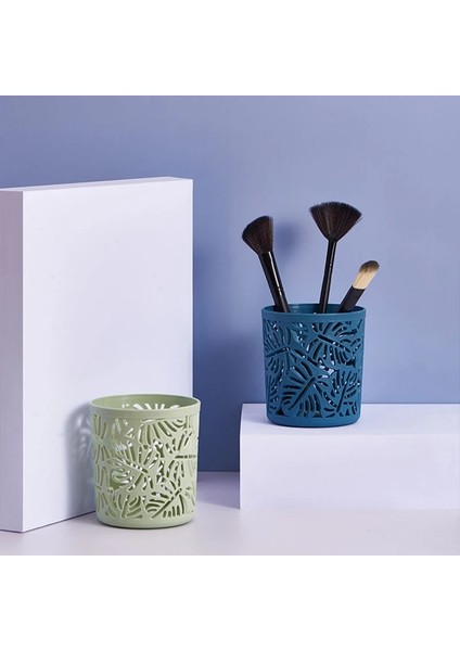 Bl Tarzı Ofis Okul Malzemeleri Için Kalem Kalemlik Silindir Kırtasiye Depolama Organizatör Konteyner Iskandinav Içi Boş Çiçek Makyaj Fırçası (Yurt Dışından) fırsatları
