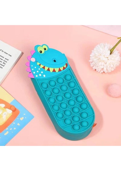 Mavi Stil Pop Onun Kalem Kutuları Kabarcık Estuche Unzip Pop Sevimli Kalem Kutusu Çantası Kawaii Kalem Kutusu Okul Malzemeleri Yaratıcı Kırtasiye (Yurt Dışından)