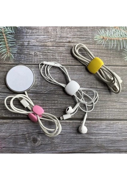 Siyah Stil Mümkün Sarıcı Basit Yuvarlak Kulaklık Klip USB Şarj Aleti Kablosu Tutucu Masası Düzenli Organizatör Masaüstü Pc Için Tel (Yurt Dışından) modelleri