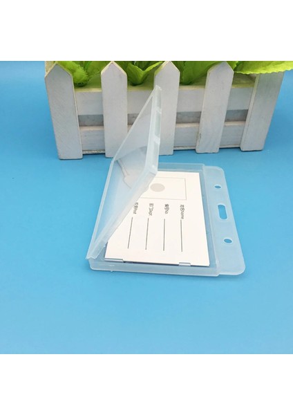 10 Adet Trans Tarzı 1 Adet Dayanıklı Sert Plastik Paketi Kimlik Kartı Rozeti Tutucu Yatay Çalışan Adı Etiketi Aksesuarları Kartvizit Kart Sahibi (Yurt Dışından) indirimleri