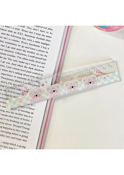 Renk5 Tarzı Kdd Sevimli Kawaii Çalışma Süresi Karikatür Cetvel Çok Fonksiyonlu Diy Çizim Cetveller Çocuklar Öğrenciler Için Ofis Okul Kırtasiye (Yurt Dışından)