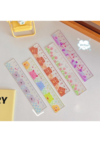 Renk5 Tarzı Kdd Sevimli Kawaii Çalışma Süresi Karikatür Cetvel Çok Fonksiyonlu Diy Çizim Cetveller Çocuklar Öğrenciler Için Ofis Okul Kırtasiye (Yurt Dışından) modelleri